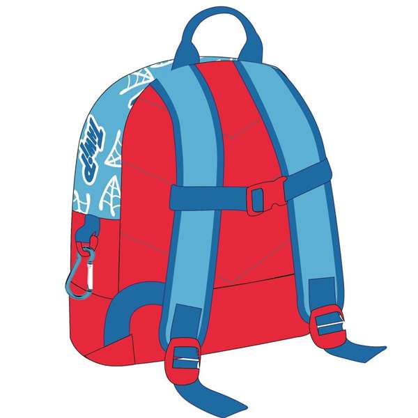 Cerdá Mochila Infantil Trekking Spidey para Niños 2 a 8 Años, Color Rojo