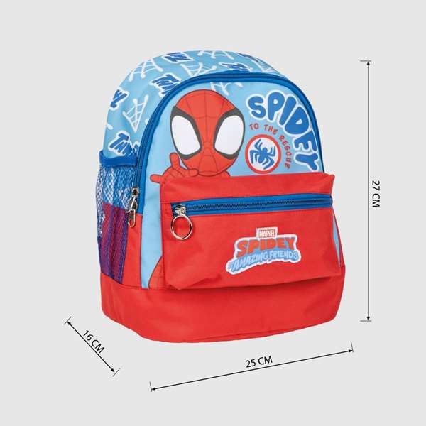 Cerdá Mochila Infantil Trekking Spidey para Niños 2 a 8 Años, Color Rojo