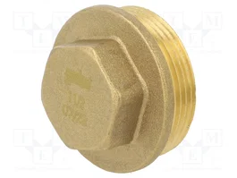 GEBO Tapón con Collarín BR G 1 1/2'' Externo