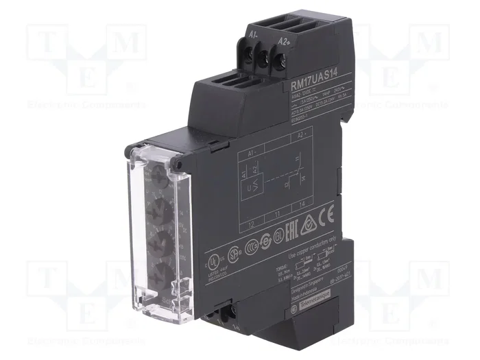 SCHNEIDER ELECTRIC RM17UAS14 Relé de monitorización de tensión Zelio Control SCHNEIDER ELECTRIC RM17UAS14 Relé de monitorización de tensión Zelio Control