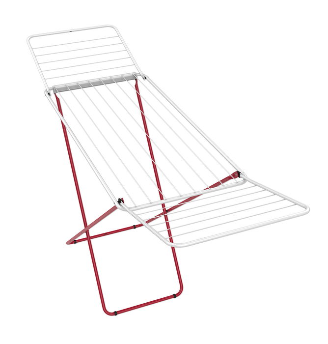 Inde Tendedero 18M Metal Rojo/Blanco "Lotus" 180 x 55 x 109 cm (6 Unidades)