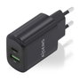 Aisens Cargador de Pared GaN 25W con USB-C y USB-A A110-0912 Negro