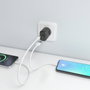 Aisens Cargador de Pared GaN 25W con USB-C y USB-A A110-0912 Negro