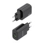 Aisens Cargador de Pared GaN 25W con USB-C y USB-A A110-0912 Negro