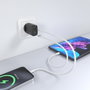 Aisens Cargador de Pared GaN 25W con USB-C y USB-A A110-0912 Negro