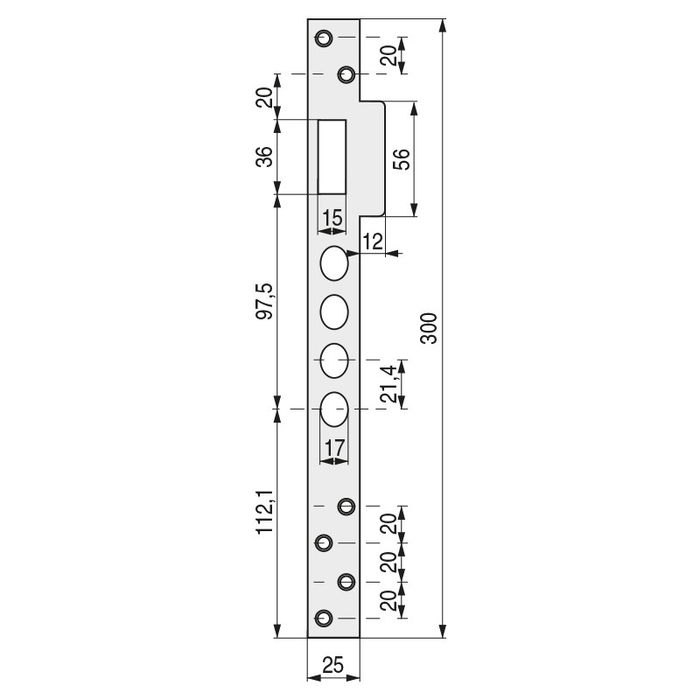 TESA R200 Hn E20 Cerradero 4 Bulones