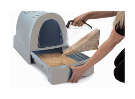 Sandimas Caseta Higiénica para Gatos Zuma-Anthrac 40x50x40cm con Filtro de Carbón Activo y Pala