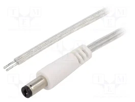 BQ CABLE Cable de alimentación plano DC 5,5/2,1 de 0,25 m