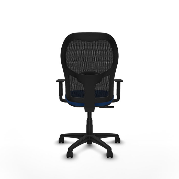 PIQUERAS Y CRESPO Silla de oficina Alocén, Mecanismo Sincro, Azul y Negro