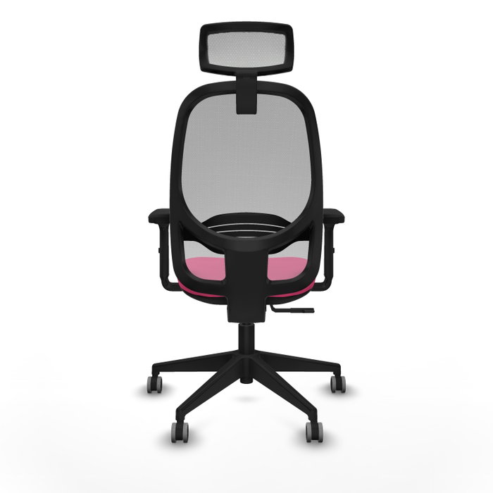 PIQUERAS Y CRESPO Silla de oficina Cilanco Rosa y Gris