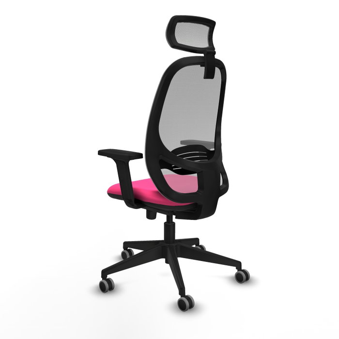 PIQUERAS Y CRESPO Silla de oficina Cilanco Rosa y Gris