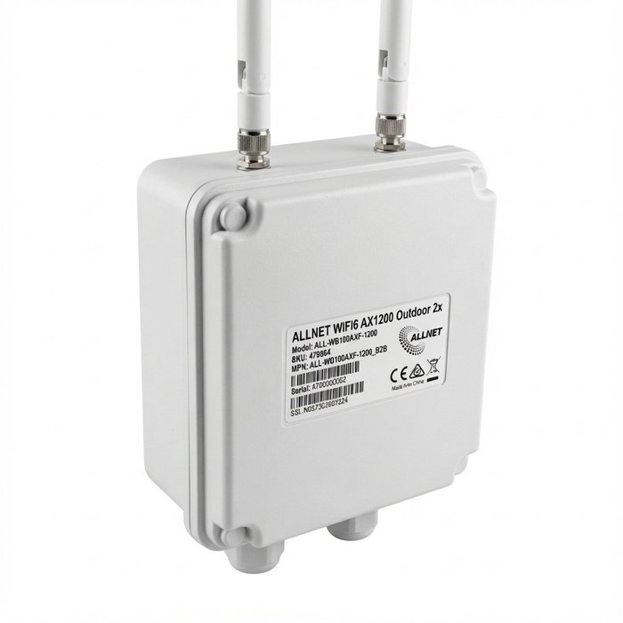 ALLNET WIFI6 AX1200 Outdoor 2x ALL-WB100AXF-1200 ALLNET WIFI6 AX1200 Outdoor 2x ALL-WB100AXF-1200
