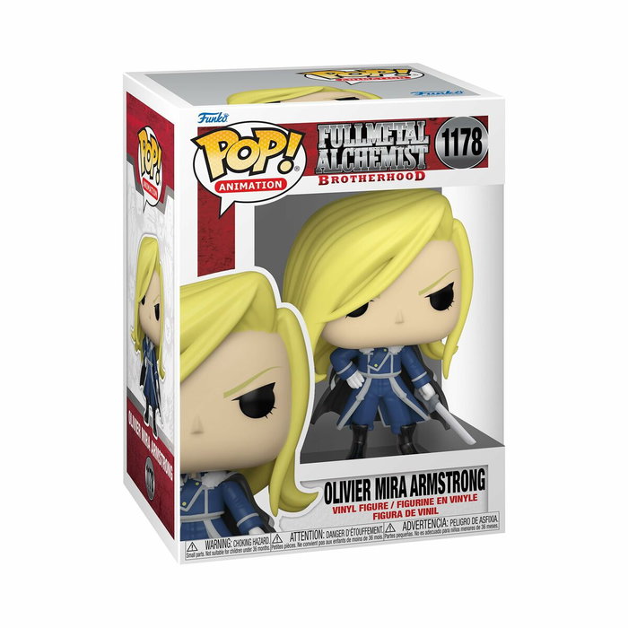Funko Pop! Animation Olivier Mira Armstrong con espada 57738 de Fullmetal Alchemist Brotherhood Funko Pop! Animation Olivier Mira Armstrong con espada 57738 de Fullmetal Alchemist Brotherhood