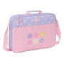 Mochila Escolar Safta Bouquet Rosa Lila 38 x 28 x 6 cm
