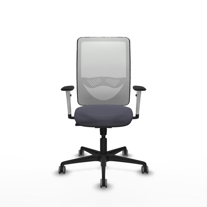 PIQUERAS Y CRESPO Silla de oficina Zulema Gris y Blanco PIQUERAS Y CRESPO Silla de oficina Zulema Gris y Blanco