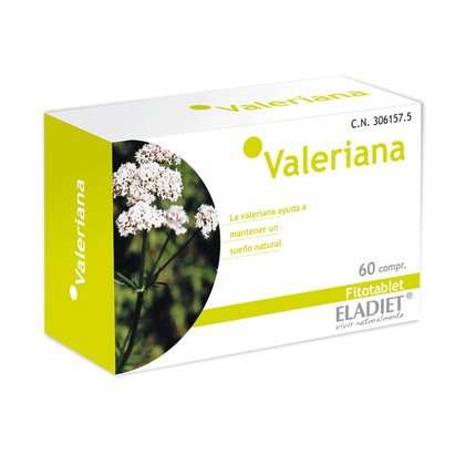 ELADIET Valeriana Fitotablet Recubierta 60 Comprimidos