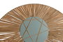 DKD Home Decor Espejo de Fibra y Hierro Natural 61x1x80 cm