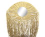 DKD Home Decor Espejo de Fibra y Hierro Natural 61x1x80 cm