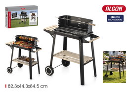Inde Barbacoa con Ruedas Algon BBQ, Dimensiones 82.3 x 44.3 x 84.5 cm (2 Unidades)