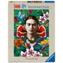 Ravensburger Puzzle Frida Kahlo Blooming Fantasy 500 Piezas - Puzzle de Frida Kahlo con Diseño Floral Artístico