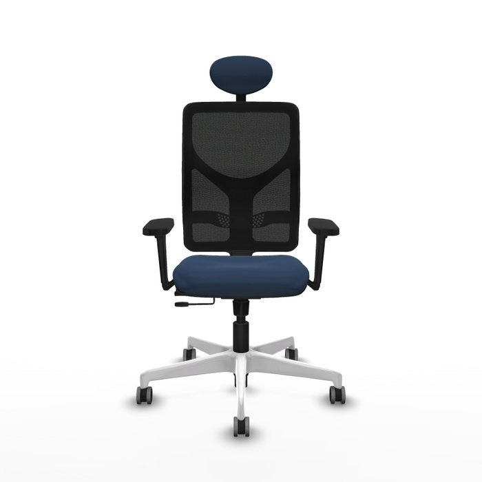 PIQUERAS Y CRESPO Silla de oficina Motilla con mecanismo Sincro/Traslack, Azul marino y Negro PIQUERAS Y CRESPO Silla de oficina Motilla con mecanismo Sincro/Traslack, Azul marino y Negro