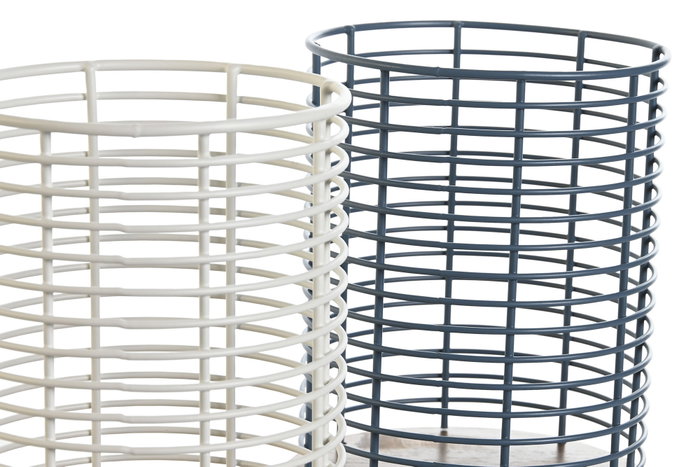DKD Home Decor Cubertero de Metal y Rubberwood, Surtido de 2 Unidades DKD Home Decor Cubertero de Metal y Rubberwood, Surtido de 2 Unidades