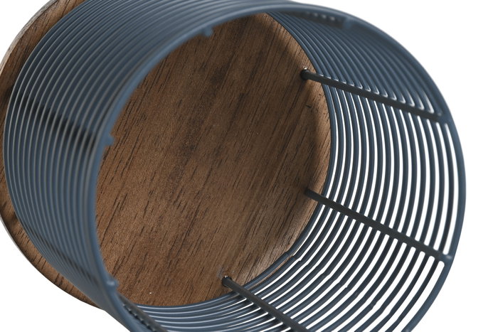 DKD Home Decor Cubertero de Metal y Rubberwood, Surtido de 2 Unidades DKD Home Decor Cubertero de Metal y Rubberwood, Surtido de 2 Unidades