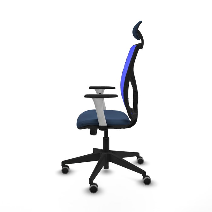 PIQUERAS Y CRESPO Silla de oficina Motilla con mecanismo Sincro, Azul PIQUERAS Y CRESPO Silla de oficina Motilla con mecanismo Sincro, Azul