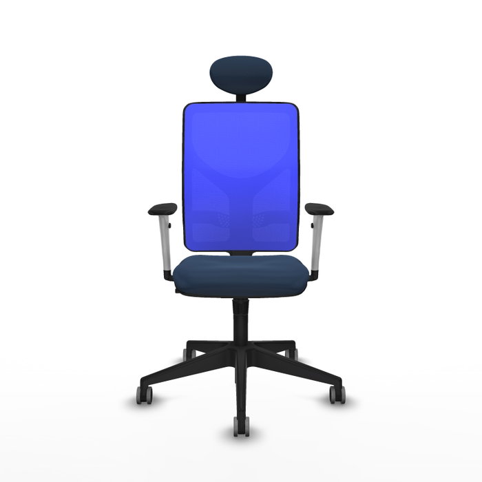 PIQUERAS Y CRESPO Silla de oficina Motilla con mecanismo Sincro, Azul PIQUERAS Y CRESPO Silla de oficina Motilla con mecanismo Sincro, Azul