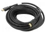 Lanberg Cable HDMI CA-HDMI-10CC-0100-BK de 10 metros, Negro, Macho/Macho