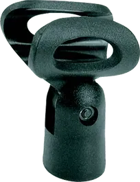 QUIKLOK Pinza Micrófono Caucho Fija Pequeña para 23-28 mm Rosca 5/8" 3/8"