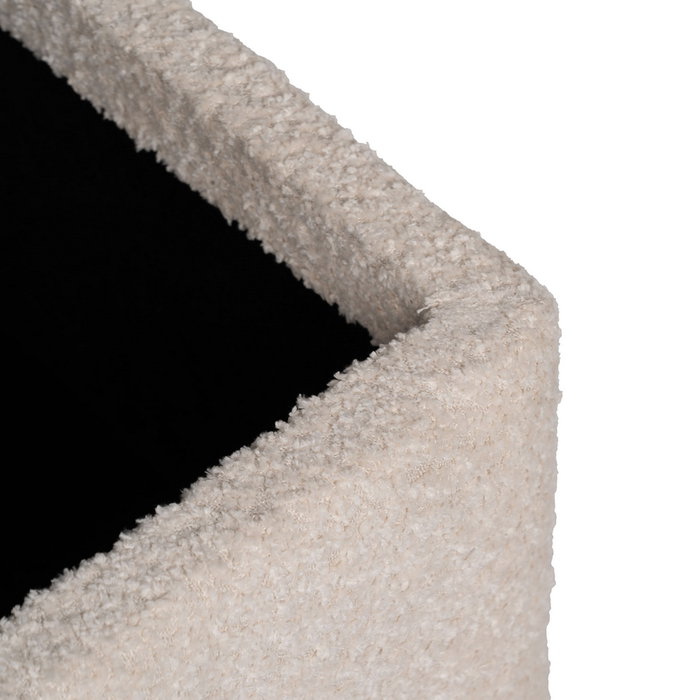 Banco Baúl Crema Dm-Tejido 122 X 42 X 45 cm