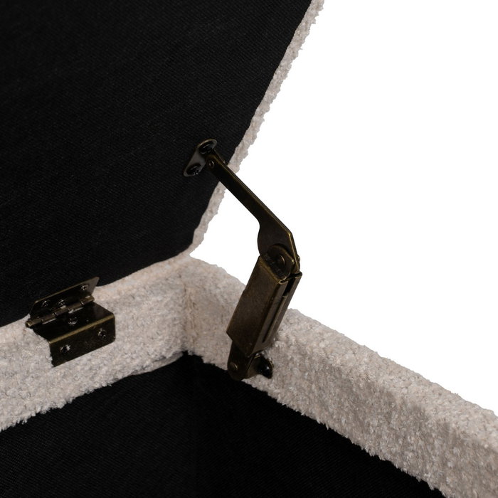 Banco Baúl Crema Dm-Tejido 122 X 42 X 45 cm