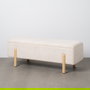 Banco Baúl Crema Dm-Tejido 122 X 42 X 45 cm