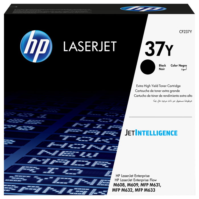 HP Cartucho de Tóner Original 37Y (CF237Y) XL Negro