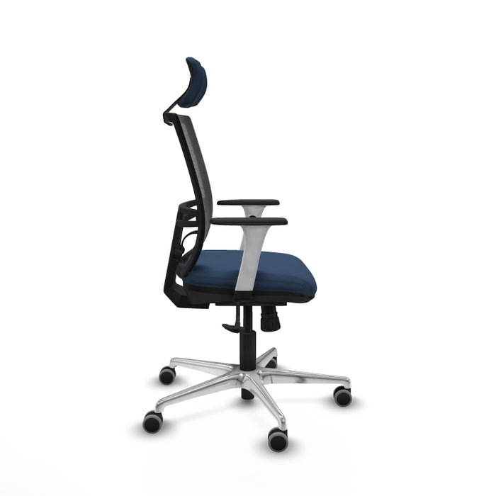 PIQUERAS Y CRESPO Silla de oficina Yunquera mecanismo Sincro Azul marino y Negro PIQUERAS Y CRESPO Silla de oficina Yunquera mecanismo Sincro Azul marino y Negro