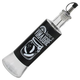 Cook Concept Aceitera o Vinagrera Industriel Cristal y Acero Inoxidable Altura 25 cm