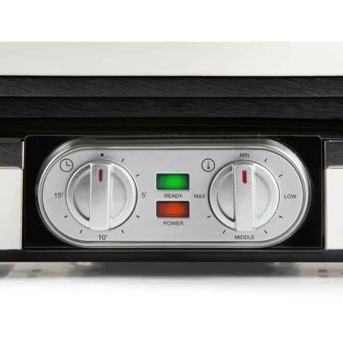 Domo DO9280W Máquina para hacer gofres, 1520 W, 2 gofres XL, Blanco