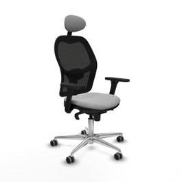 PIQUERAS Y CRESPO Silla de oficina Jorquera Gris claro/Negro