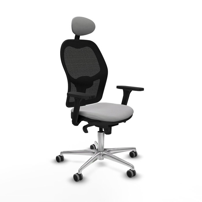 PIQUERAS Y CRESPO Silla de oficina Jorquera Gris claro/Negro PIQUERAS Y CRESPO Silla de oficina Jorquera Gris claro/Negro