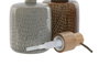 DKD Home Decor Dosificador de Gres y PE, Pack de 2 unidades