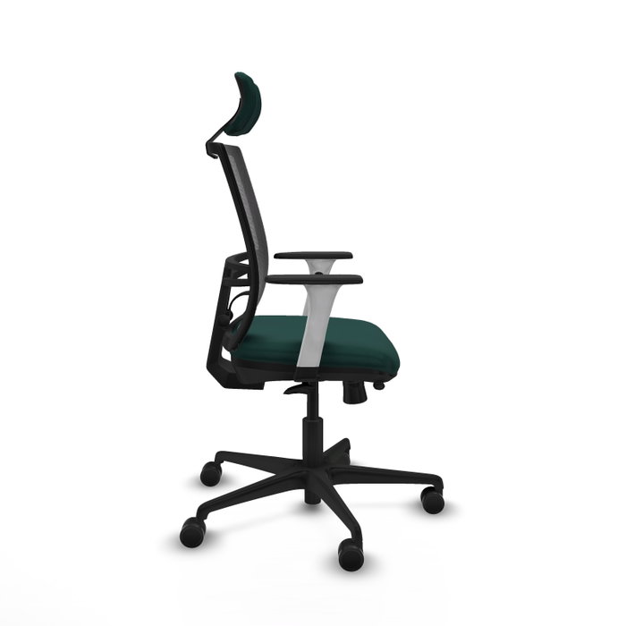 PIQUERAS Y CRESPO Silla de oficina Yunquera con mecanismo Sincro/Traslack Verde botella PIQUERAS Y CRESPO Silla de oficina Yunquera con mecanismo Sincro/Traslack Verde botella