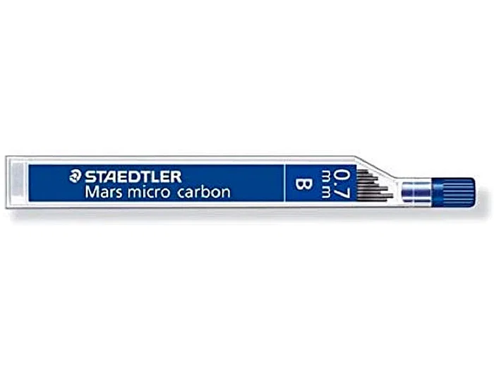 Staedtler Minas Mars Micro Grafito 0,7 mm B Tubo con 12 Unidades