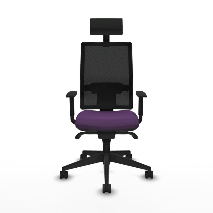 PIQUERAS Y CRESPO Silla de oficina Horna con mecanismo Sincro, Morado y Negro PIQUERAS Y CRESPO Silla de oficina Horna con mecanismo Sincro, Morado y Negro