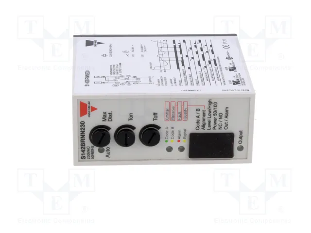 CARLO GAVAZZI S142BRNN230 Sensor Fotoeléctrico NPN x2 CARLO GAVAZZI S142BRNN230 Sensor Fotoeléctrico NPN x2
