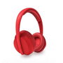 Energy Sistem Auriculares Hoshi Eco Red - Diadema Bluetooth 5.3 con micrófono, hasta 20m alcance, batería recargable 400 mAh, color rojo