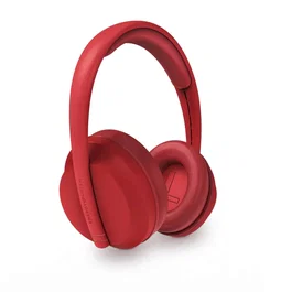 Energy Sistem Hoshi Eco Auriculares Diadema Bluetooth 5.3 Over-Ear, 23h Batería, USB Tipo C, Diseño Circumaural, Color Rojo