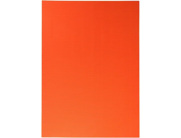 Liderpapel Cartón Ondulado, Hoja 50 x 70 cm, 320 g/m², Color Naranja