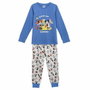 Cerdá Pijama Largo Mickey Single Jersey Azul L
