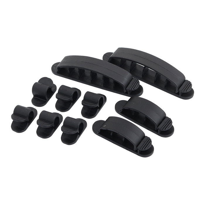 LogiLink KAB0039 Soporte de Cable Negro ABS Autoadhesivo 10 Piezas LogiLink KAB0039 Soporte de Cable Negro ABS Autoadhesivo 10 Piezas